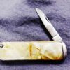 USA Imperial 1 Blade Fob Pocket Knife 1940s G-VG Half Lobster Claw type