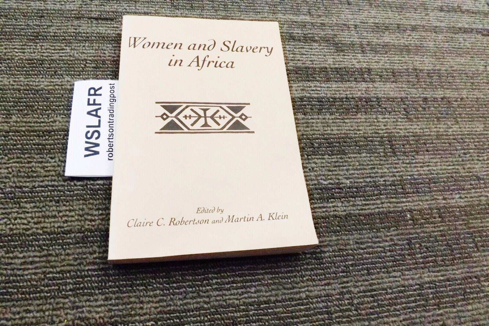 Women and Slavery in Africa Paperback Edited by Clair Robertson, Martin Klein