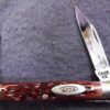 1950s Case XX No USA Brown Bone 2 Blade Pen Pocket Knife 6233 Excellent