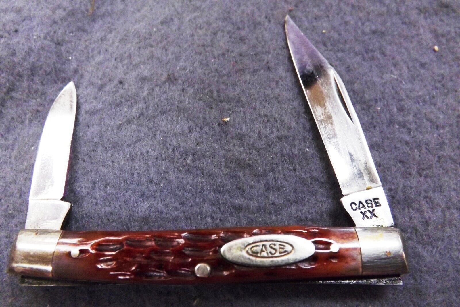 1950s Case XX No USA Brown Bone 2 Blade Pen Pocket Knife 6233 Excellent