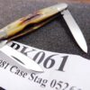 1981 Case 2 Blade 05263 R SSP Eisenhower Pen Pocket Knife 9 Dot Lightning Exc - Image 5