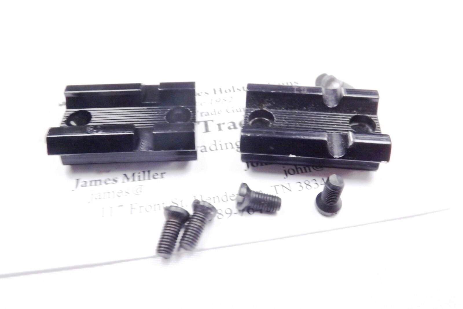 2 Weaver 48061 #61 Front and Rear Scope Bases for Knight MML Muzzleloaders Exc