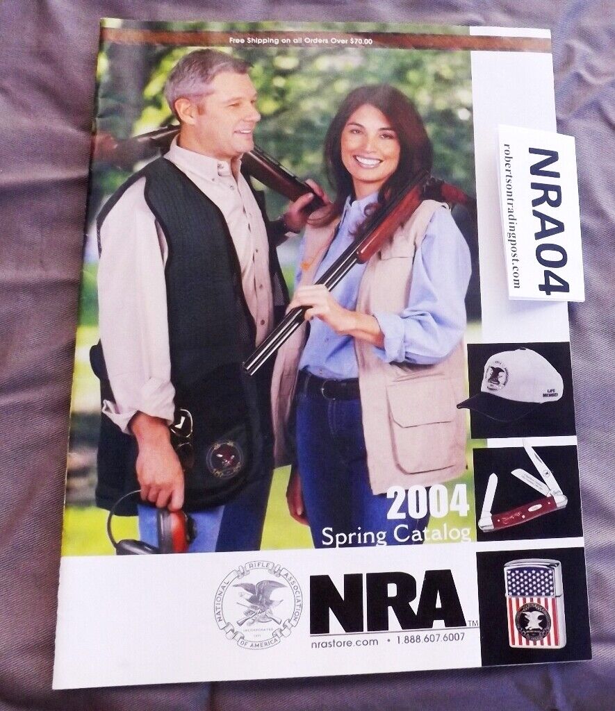 2004 NRA Store Products Spring Catalog 40 pages with Order Form Excellent Cond