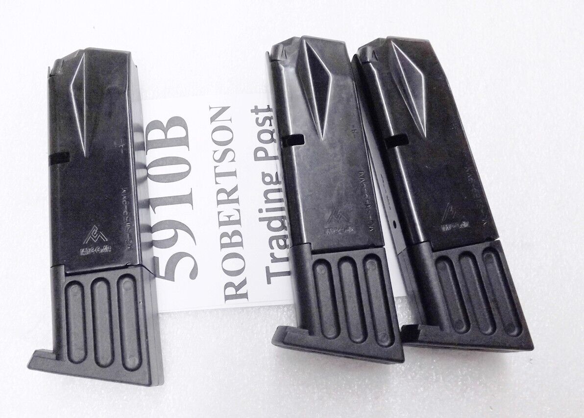 3 Mec-Gar 10 rd Magazines fit S&W 5900 9mm 59 659 5903 5906  Free Shipping