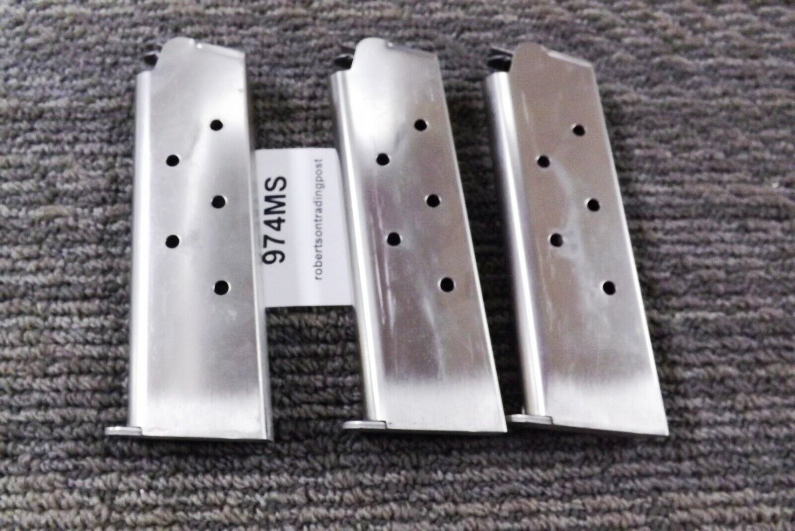 3 HFC Stainless 7 Shot Magazines Colt 1911 Govt .45 ACP 45 Autos Free Ship