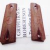 Boondock ty Swiss Saint Cross Rosewood Laminate Grips fit 1911 Government Colt