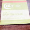Colt Sporter Rifles Instruction Manual 1990 Very Good 44 Pages Green Back AR-15 type