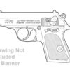 Dura Coat OD Green polymer Grips for Walther PPK Pistols No PPK S No Banner - Image 8