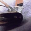 E. Bruckmann Mann Medium Scout Utility 1950s Pocket Knife Scissors Horn Handles - Image 3