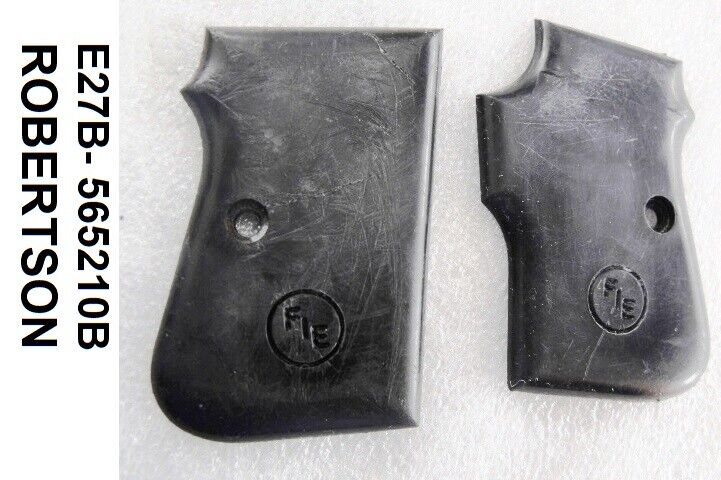 FIE Titan E27 Factory Grips .25 ACP Excam GT27 Black 1970s mfg E27B 25 Automatic