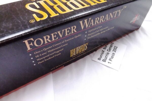 Factory Box Papers Inserts for Burris Scopes Exc Generic Forever Warranty ca - Image 10