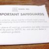 Glock Important Safeguards Owners Instruction Manual Packet Unopened 2000s