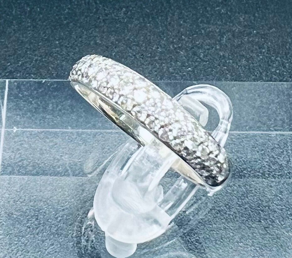 Legend Jewelry 48 Diamond 1/2 Carat Ladies Band 14K WG Ring Size 5 1/2 2000s mfg