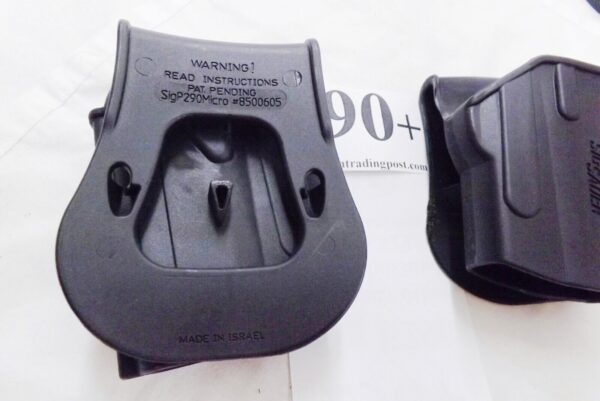 Sig P290 Open Top Paddle Holster fits Beretta 84 Bersas S&W SD9 Kydex Israeli - Image 11