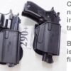 Sig P290 Open Top Paddle Holster fits Beretta 84 Bersas S&W SD9 Kydex Israeli - Image 4