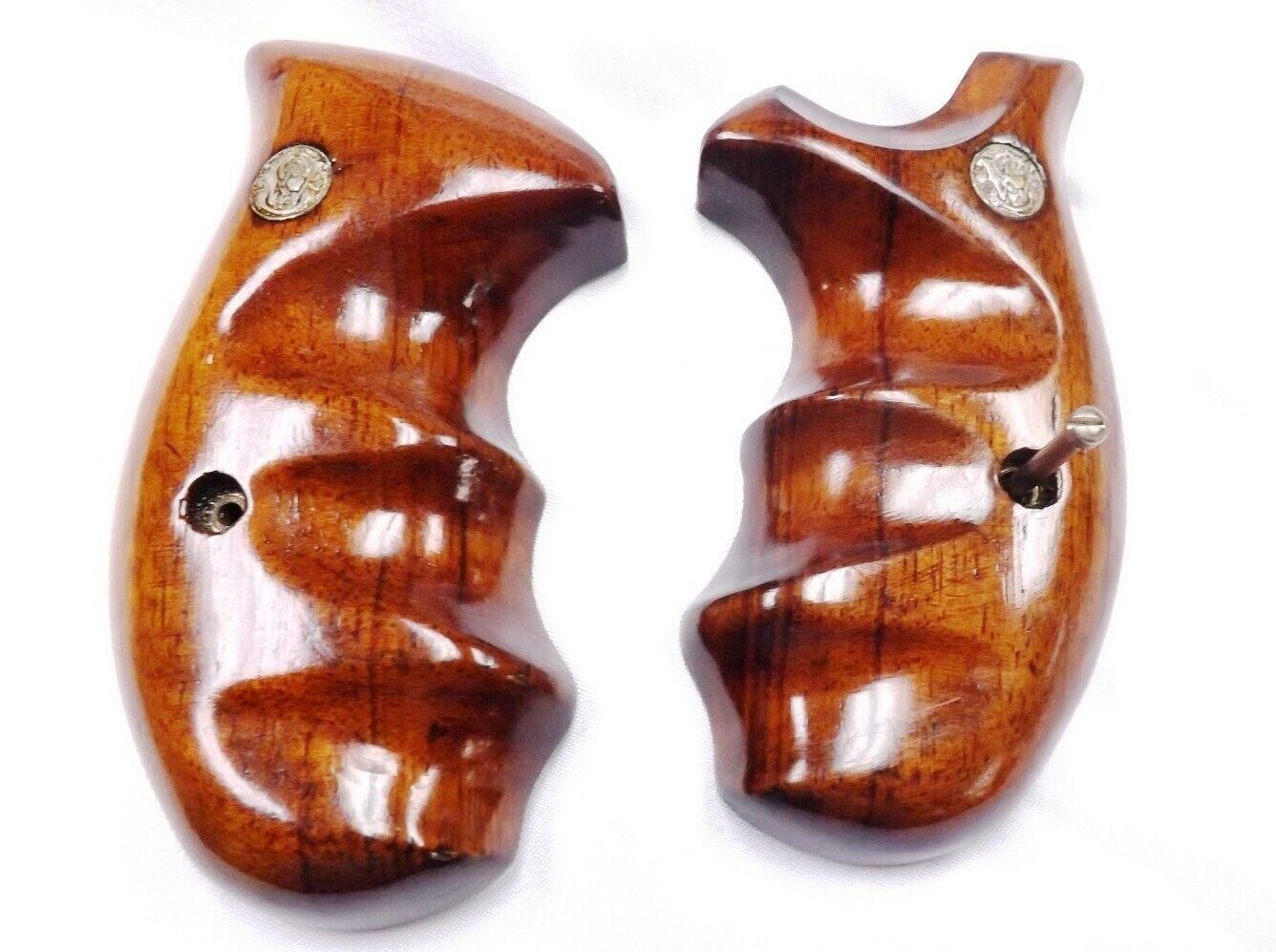 Smith & Wesson Grips J Round Boot Grips Rosewood Laminate 22774 Ahrends Mfg.