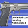 Used Factory Grip for S&W 4006 5906 Pistols Curved 1 Piece 5900 4000 Series - Image 10
