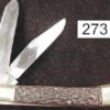 Winchester 1873 Centennial 2 Blade Giant Trapper Knive Bone Handles Exc Cond - Image 6