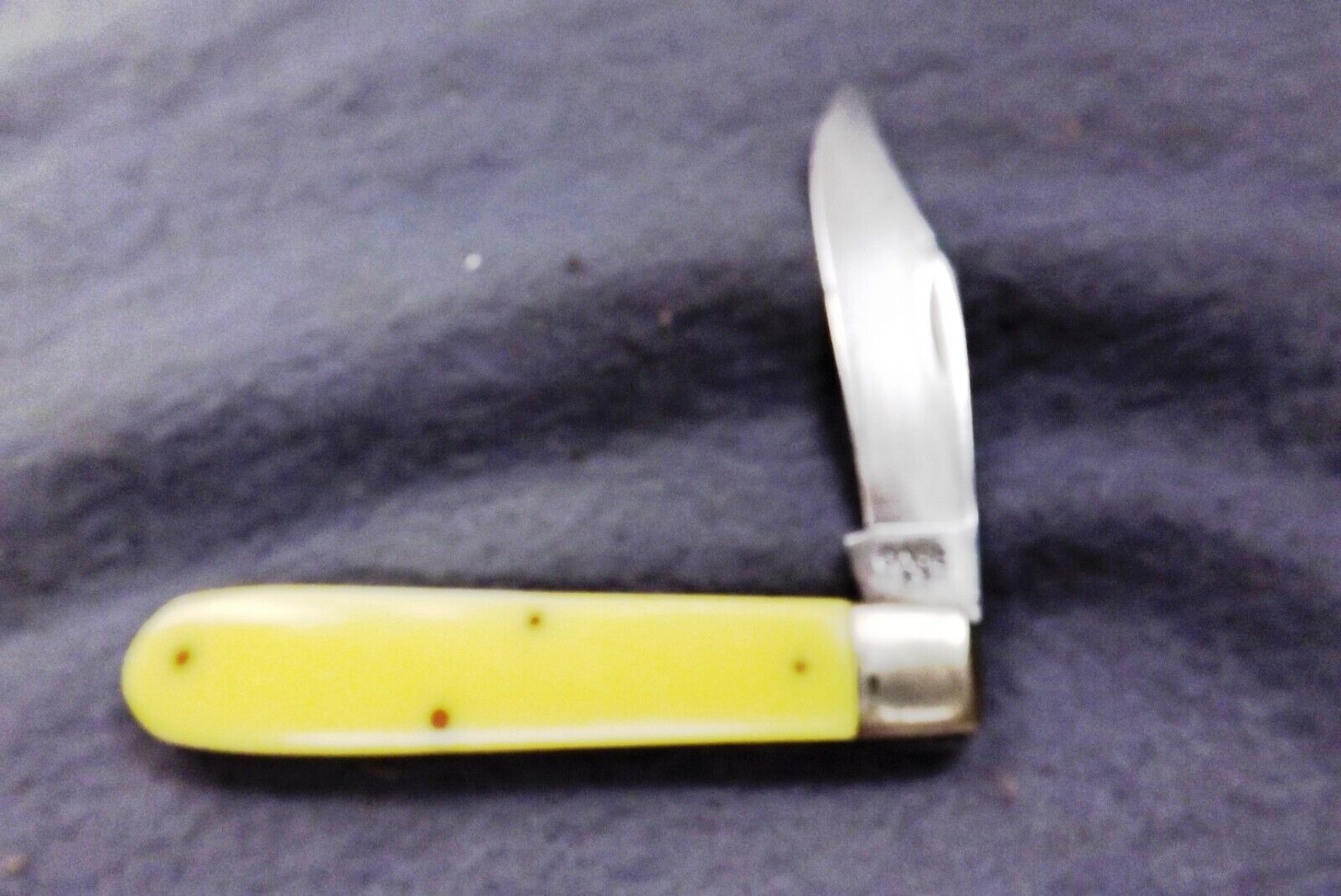 1960 Case 1 Blade Yellow Handle Jack Pocket VG Handle Blem XX No USA