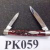 1960s Case XX USA No Dots Brown Bone 2 Blade Pen Pocket Knife 6233  Exc