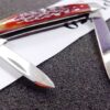 1960s Case XX USA No Dots Brown Bone 2 Blade Pen Pocket Knife 6233  Exc - Image 5