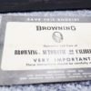 1967 Browning Factory Manual for Take Down .22 Semi Auto VG Black Envelope - Image 4