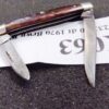 1970 Case 10 Dot USA Red Bone 2 Blade Pen Pocket Knife 6233  est Very Good Condi - Image 5