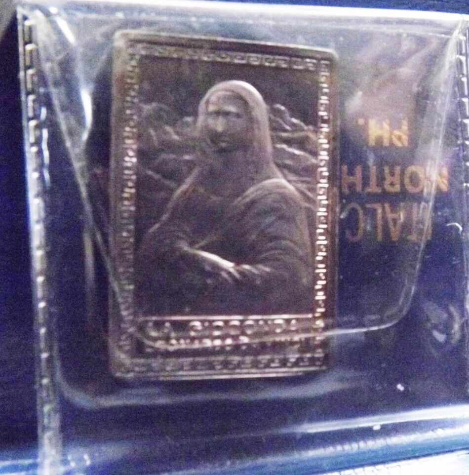 1970s 10 Gram Silver Bar Italcambia North Miami Mona Lisa Commemorative