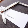 1997 Case 2 Blade Mother of Pearl Handled Pen Pocket Knife 08263 SSP Exc - Image 6