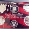 2008 Silver Proof State Quarters 5 Coins 90% Silver in Mint Case with Certificat - Image 3