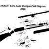Akkar Charles Daly 28 ga 600 Auto Action Release Button Assembly Feed Latch - Image 6