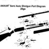 Akkar Charles Daly 28 ga Old Model 600 Auto Piston with Seal View 49 50 1.375 In - Image 4