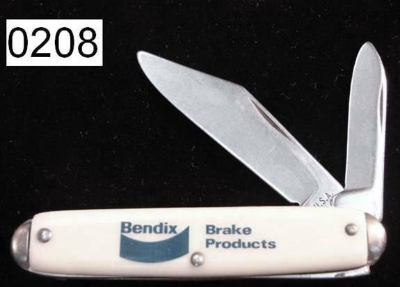 Bendix Advertising 2 Blade Jack Knife 1980s Excellent Condition PK208