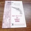 Charter Arms Target Bulldog .357 Parts Instruction Warranty Manual Excellent