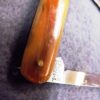 E. Bruckmann Mann Medium Senator 1950s Pen Pocket Knife Horn Handles - Image 5