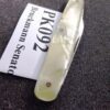 E. Bruckmann Mann Small Senator 1950s Pen Pocket Knife Imitation Pearl - Image 13