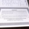 High Standard Leisure Group Warranty Record Card ca 1970 VG Aged - Image 4