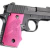 Hogue Pink Rubber Combat 1 Piece Rubber Grips for Sig Sauer P238 38007 - Image 6