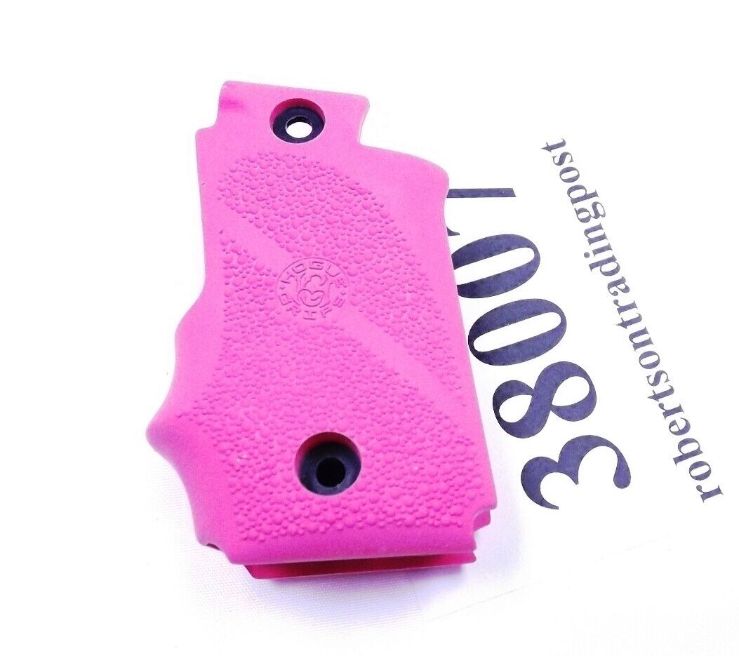 Hogue Pink Rubber Combat 1 Piece Rubber Grips for Sig Sauer P238 38007