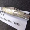 Imperial 2 Blade Jack Pocket Knife 1930s-40s Imitation Pearl VG - Image 11