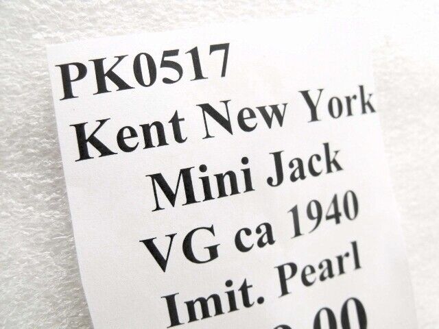 Kent NYC Imitation Pearl Miniature 2 Blade Woolworths Key Fob Jack Knife 1930s