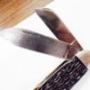 Pal Cutlery 3 Blade Equal End Punch 3 Blade Knife Exc 1950s Rough Black Handles - Image 4