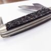 Pal Cutlery 3 Blade Equal End Punch 3 Blade Knife Exc 1950s Rough Black Handles - Image 7
