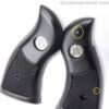 Smith & Wesson K L Square Black Horn Dura Finish Magna Grips New - Image 12