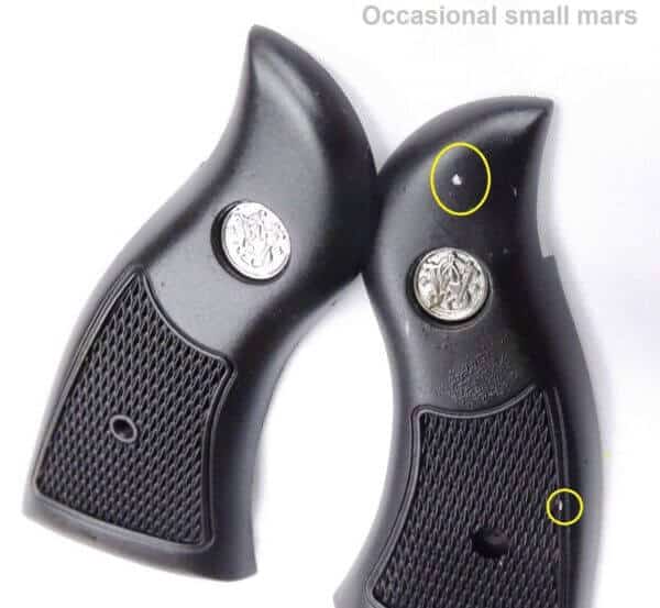 Smith & Wesson K L Square Black Horn Dura Finish Magna Grips New - Image 12