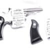 Smith & Wesson K L Square Black Horn Dura Finish Magna Grips New - Image 15