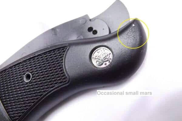 Smith & Wesson K L Square Black Horn Dura Finish Magna Grips New - Image 4