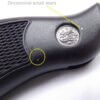 Smith & Wesson K L Square Black Horn Dura Finish Magna Grips New - Image 6