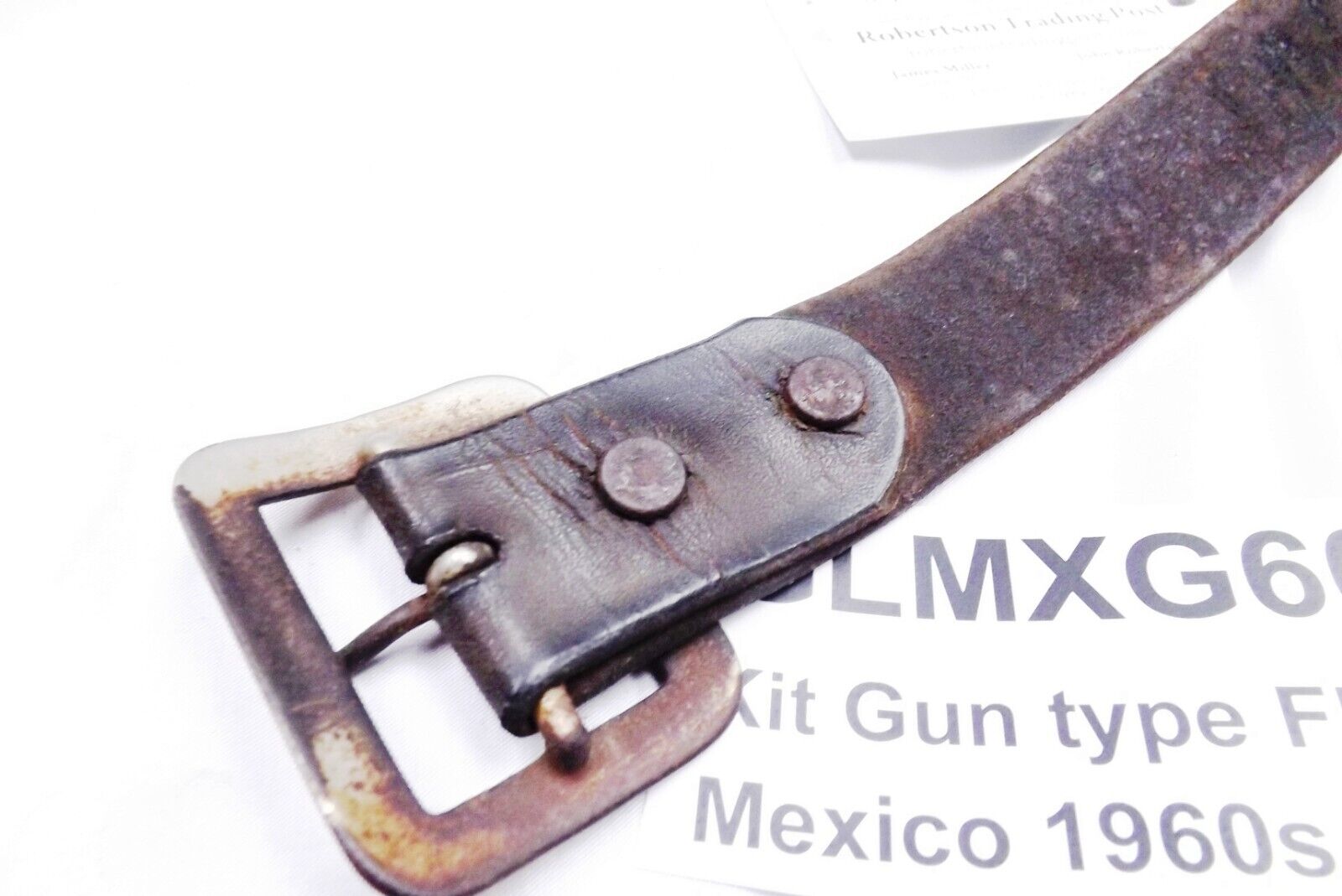 Vintage 1960s Floral Leather Belt and Holster for Colt D or S&W Kit, Chief - Image 10