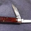 c 1960 Case XX No USA 2 Blade Jack Pocket Knife 62024 1/2 Brown Bone VG